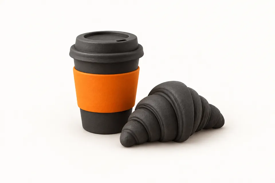 Café illustration, not a photo of this business