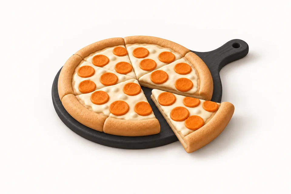Pizza illustration, not a photo of this business
