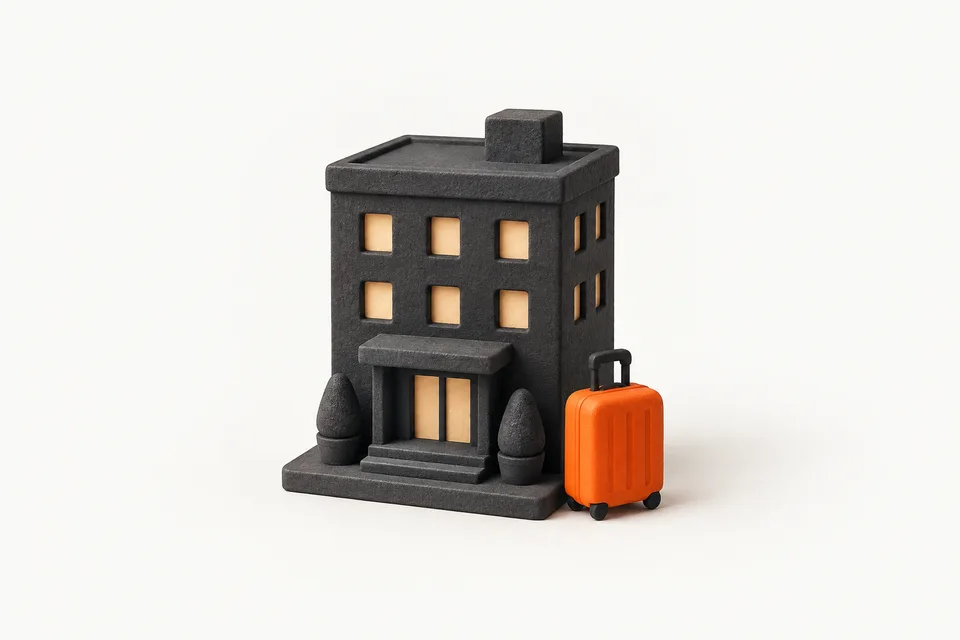 Travel and stays illustration, not a photo of this business